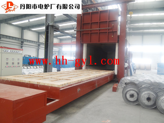 臺(tái)車爐施工現(xiàn)場(chǎng)