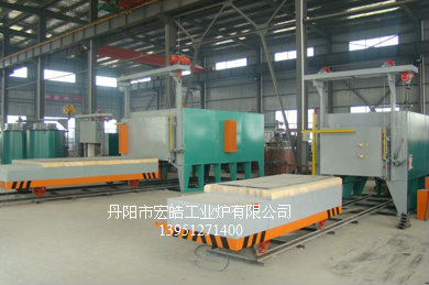 高溫翻轉(zhuǎn)式臺(tái)車電阻爐